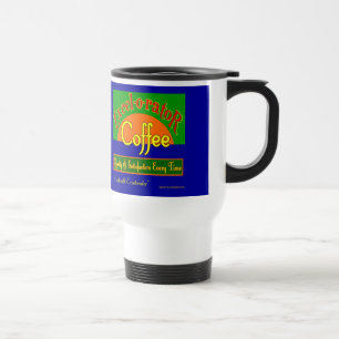 Caneca Térmica Café Engraçado Com Café Mug De Arte