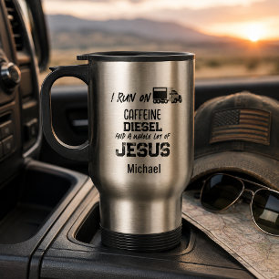 Caneca Térmica Café Personalizado Diesel E Jesus Grunge