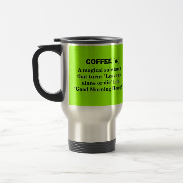 Caneca Térmica Café - uma substância mágica (Esquerda)