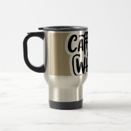 Caneca Térmica cafeína sobre rodas