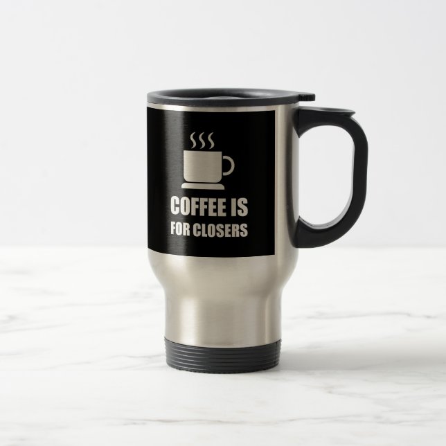 Caneca Térmica Cafés para o representante das vendas de Closers (Direita)