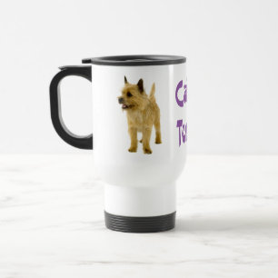 Caneca Térmica Cairn Terrier Cachorro Roxo Amor