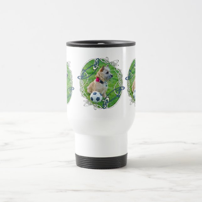 Caneca Térmica Cairn Terrier Futebol (Centro)
