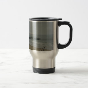 Caneca Térmica Cais na praia de Pismo, Califórnia