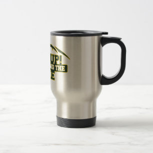 Caneca Térmica CALE-SE! Estou Assistindo ao Jogo Green And Gold P