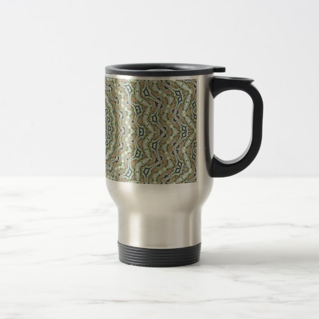 Caneca Térmica Calidoscópio Verde (Direita)