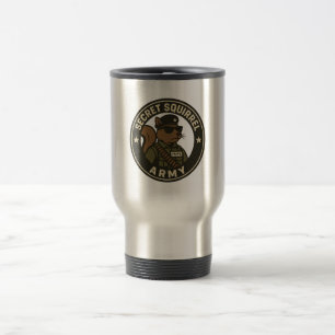 Caneca Térmica Cama do Exército de Esquilo Secreto
