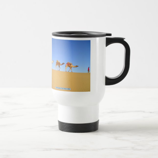 Caneca Térmica Camel caravan, Thar Desert, Índia (Direita)