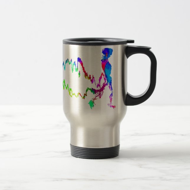 Caneca Térmica Caminhada de esqueleto (Direita)