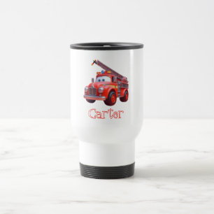 Caneca Térmica Caminhão de bombeiros fofo