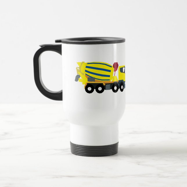 Caneca Térmica Caminhões De Construção De Caminhões De Cimento Co (Esquerda)