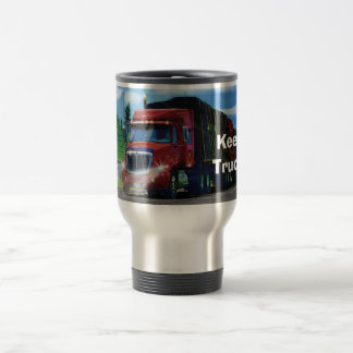 Caneca Térmica Caminhões para caminhoneiros e amantes de caminhõe