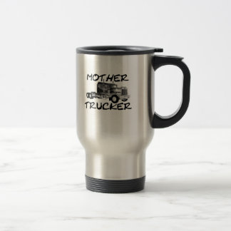 CANECA TÉRMICA CAMIONISTA DA MÃE - PRETO & BRANCO