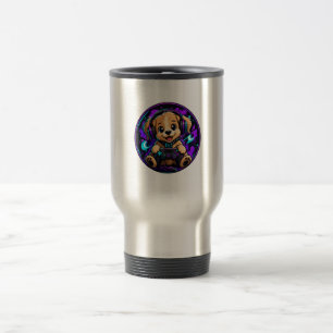 Caneca Térmica Camisa de Cachorro Gamer Neon – Mascote de Jogos A