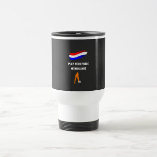 Caneca Térmica Camisa do Orgulho do Futebol da Holanda 2026