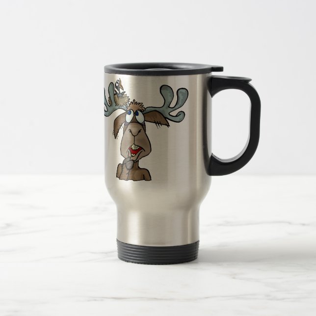 Caneca Térmica Camisas dos alces e presentes 65 (Direita)