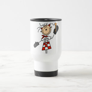 Caneca Térmica Camisas e Presentes de Chef Feminina com Luvas de
