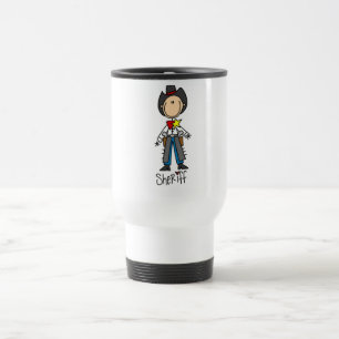 Caneca Térmica Camisas e Presentes do Xerife Cowboy