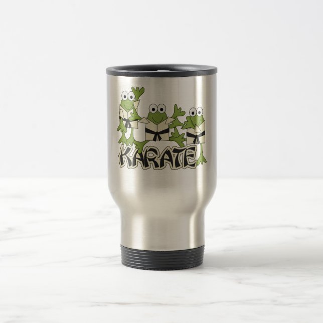 Caneca Térmica Camiseta e presentes dos sapos do karaté (Centro)