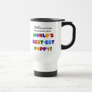 Caneca Térmica Camiseta e presentes se não conhecidos da papoila