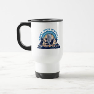 Caneca Térmica Camiseta Trust Your Instincts Arctic Wolf