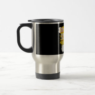 Caneca Térmica Camiseta Vibes de Volta à Escola 8ª Série Primeiro