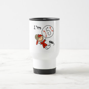 Caneca Térmica Camisetas de beisebol de menino com 5 anos e prese