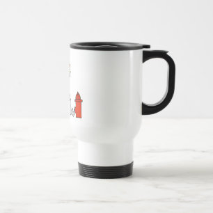 Caneca Térmica Camisetas de Bombeiro com Mangueira e Presentes