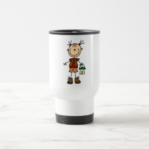Caneca Térmica Camisetas e Presentes da Menina de Acampamento com