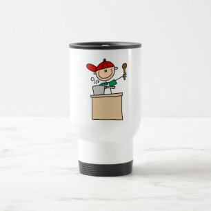 Caneca Térmica Camisetas e Presentes do Cozinheiro Homem em Figur