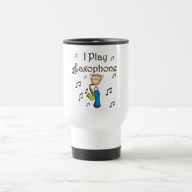 Caneca Térmica Camisetas e Presentes Eu ToCo Saxofone (Centro)