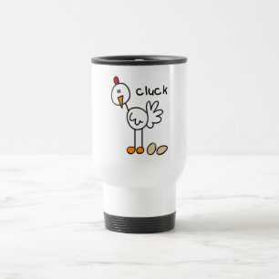 Caneca Térmica Camisetas e Presentes O Galo Diz Cluc