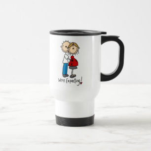 Caneca Térmica Camisetas e Presentes para Casal que Está Esperand