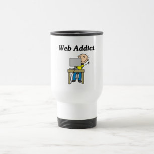 Caneca Térmica Camisetas e Presentes para Viciados em Web