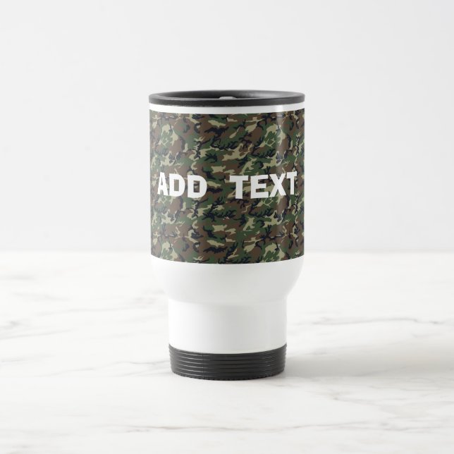 Caneca Térmica Camouflage Woodland (Centro)