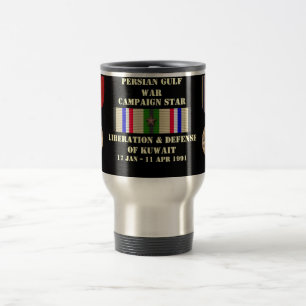 Caneca Térmica Campanha de Libertação e Defesa do Kuwait