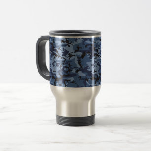 Caneca Térmica Camuflagem Azul marinho, Militar, Exército