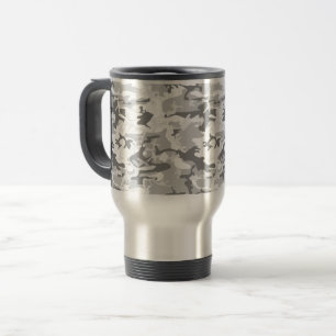 Caneca Térmica Camuflagem de Cinzas de inverno, Militar, Exército