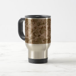 Caneca Térmica Camuflagem Do Deserto Com Pebolhas, Militares, Exé