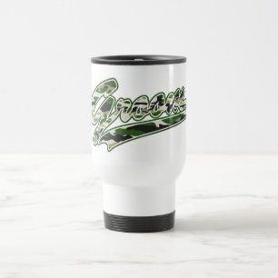 Caneca Térmica Camuflagem Militar para Noivo