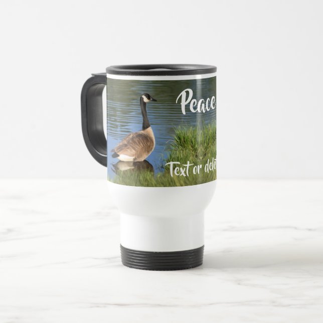 Caneca Térmica Canadá ganha palavras animadoras de paz