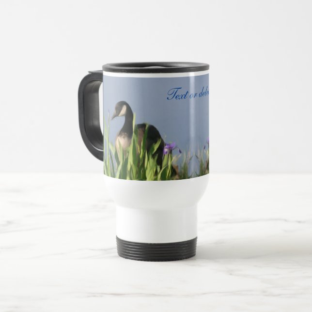 Caneca Térmica Canadá Goose Nature Art Personalizado (Frente Esquerda)