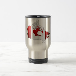 Caneca Térmica Canadá: Mapa