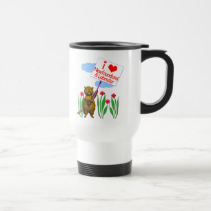 Caneca Térmica Canadense Beaver ama Terra Nova, Labrador