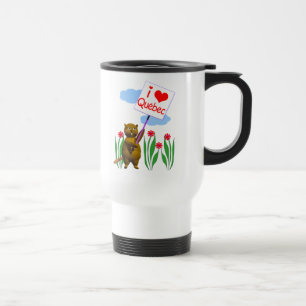 Caneca Térmica Canadense Beaver Loves Quebec