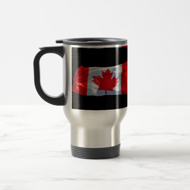 Caneca Térmica Canadiano Maple Leaf Flag Patriotic Mug (Esquerda)