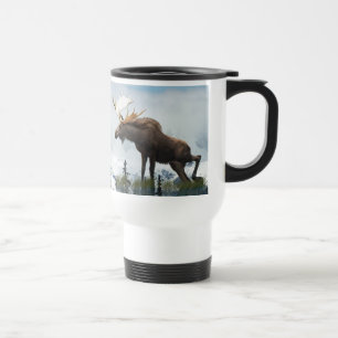 Caneca Térmica Canadiano Moose & Mountain Willife Nature