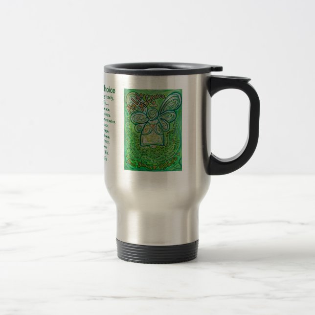 Caneca Térmica Cancer Poem Guardian Angel Art Copfee (Direita)