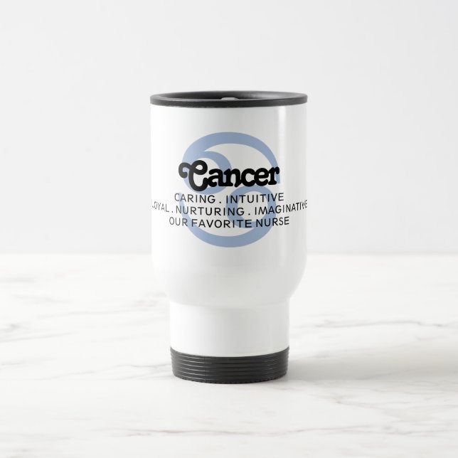 Caneca Térmica Cancer - Zodiac - Sinal Traços Favoritos (Centro)
