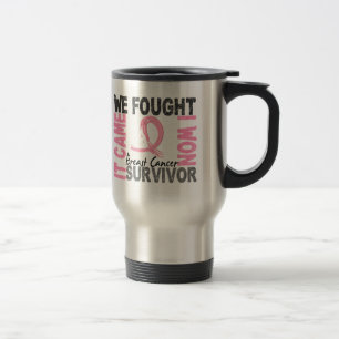 Caneca Térmica Cancro da mama do sobrevivente 5